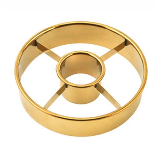 Stainless Steel Donut Cookie Cutter Round Biscuit Mousse Cake Mold Easy-Release Heat-Resistant Rust-Proof Essential Baking Tool for Pastry Dessert