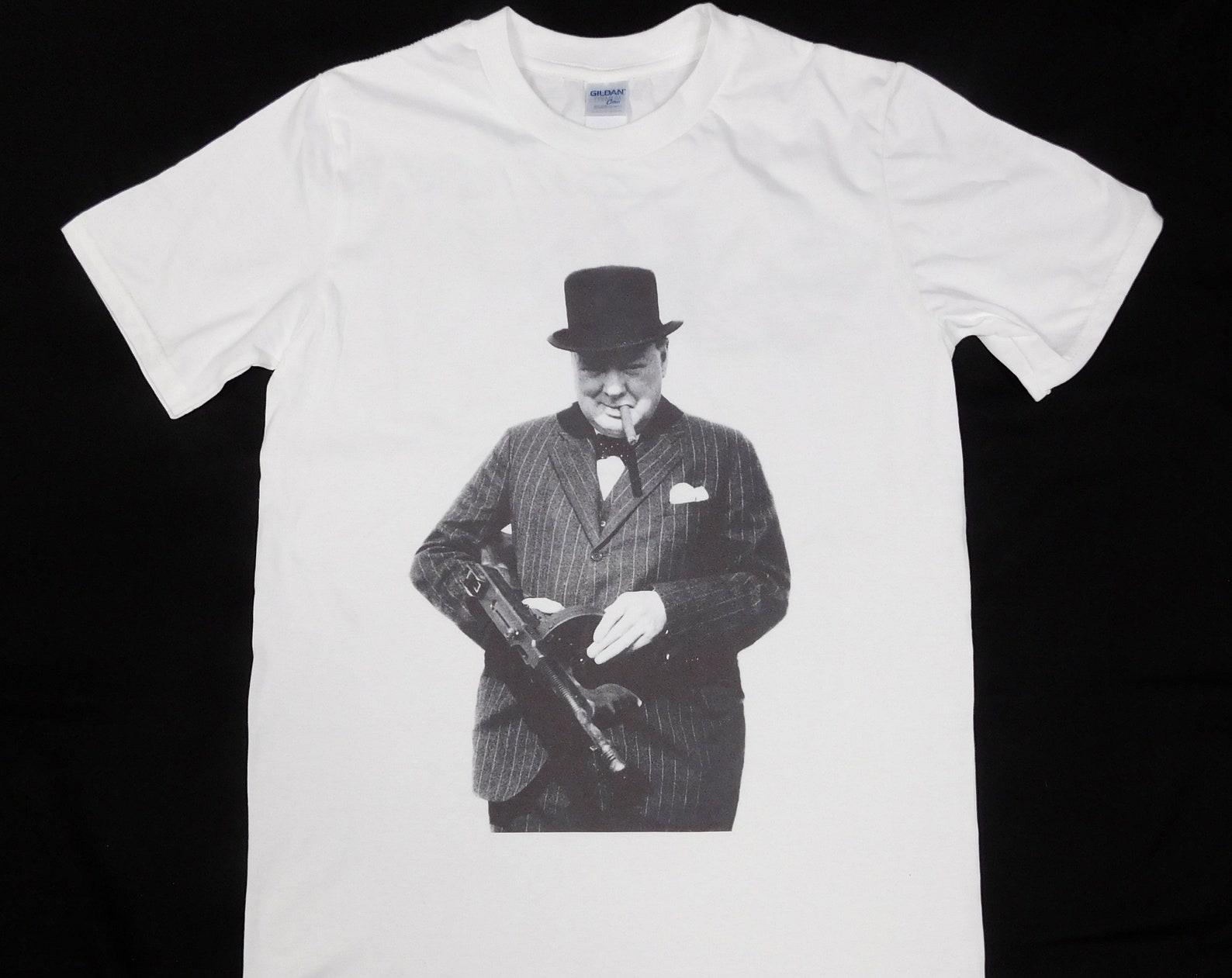 Winston Churchill White T-Shirt sizes available S-3XL S