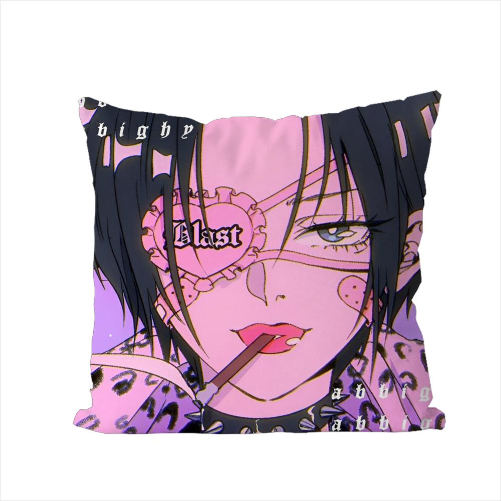 

Osaki NANA Pillow Case For Car Sofa Decorative Home Doublesided Print Plush Square Throw Pillow Cushion Cover 30x30cm