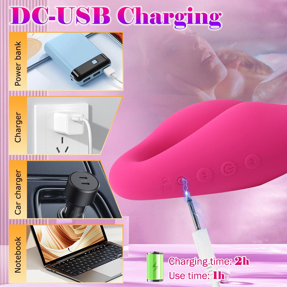 Double Head Vibration Juguetes Sexuale Clitoral Stimulation Vagina Massage G Spot Wireless Control Sex Toy For Women Joinjjtoy