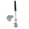 Telescoping Magnetic Pickup Tool with LED Light Non-Slip Stainless Steel Extendable Magnet Pickup with Plastic Handle for Bolts Metal