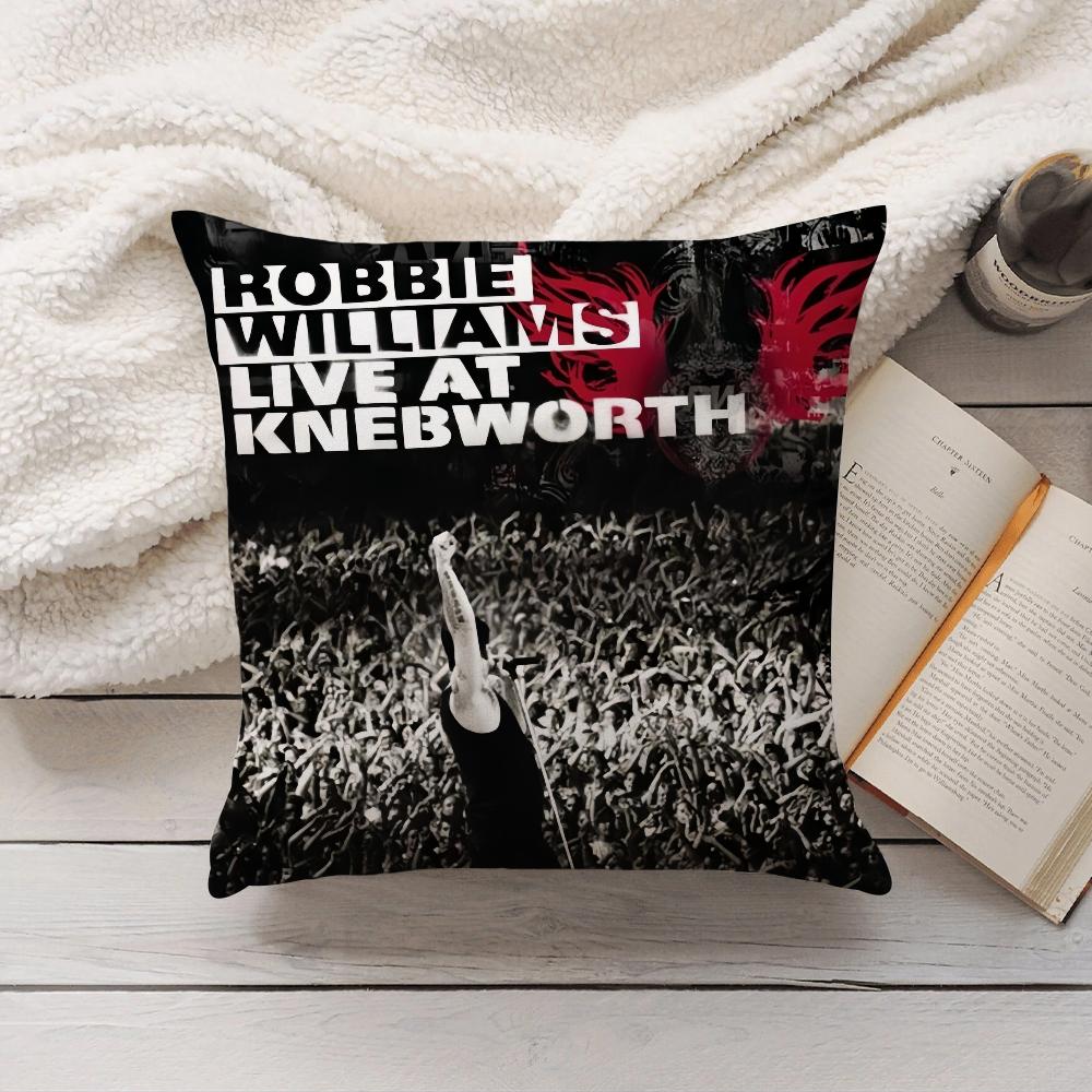 Singer Robbie Williams Pillow Case Home Decoration Cushion Cover Suitable For Bedroom Car Office Sofa
