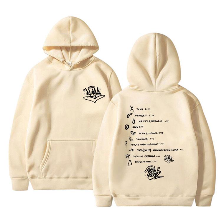 Sudadera Con Capucha Estampada Para Hombre, Sudadera Artística Con Capucha a La Moda Para Hombre Con Rapero Nicki Nicole ALMA