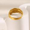 MamacitaSlay 316L Stainless Steel Octagonal Star Open Ring Party Waterproof Jewelry Women's Unique Cool Ring High Quality Gift
