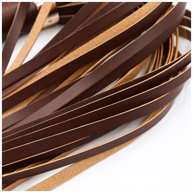 Brown Or Black Flogger Spanking Sex Whip Restraints Floggers