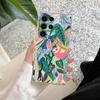 Tropical Jungle Print Leopard Sloth Rainforest Cat Phone Case For Samsung Galaxy S24 S23 Ultra S22 S20 Plus S21 FE Clear Fundas