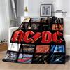 Rocková kapela AC/DC retro potištěná deka Flange hřejivá deka piknikové deky cubre cama throw deka podšívka do postele dárek k narozeninám