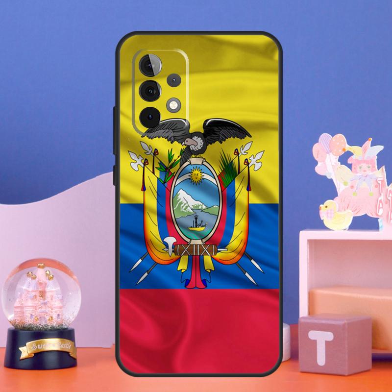 Ecuador Flag Case For Samsung Galaxy A54 A34 A24 A14 A53 A33 A13 A52 A32 A22 A12 A71 A51 A15 A25 Cover