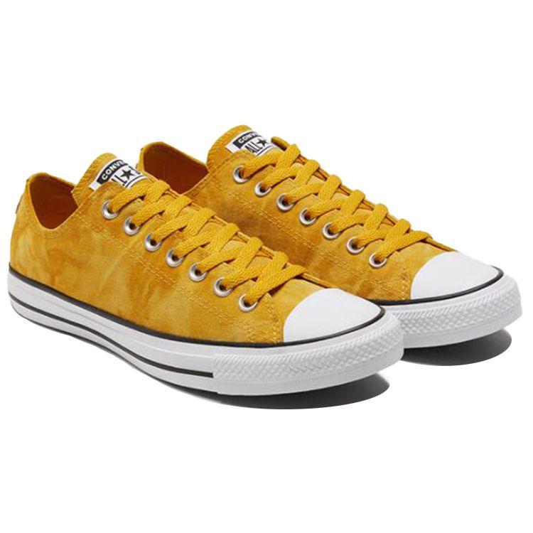 Converse Chuck Taylor All Star Comfortable Versatile Durable Low Top Canvas Shoes Unisex Sneakers Ginger-Yellow 170859C