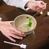 Handmade Garlic Grater Herb Stripper Bowl, 2-In-1 Herb Stripper And Garlic Grater Bowl, Different Sizes Of Round Holes