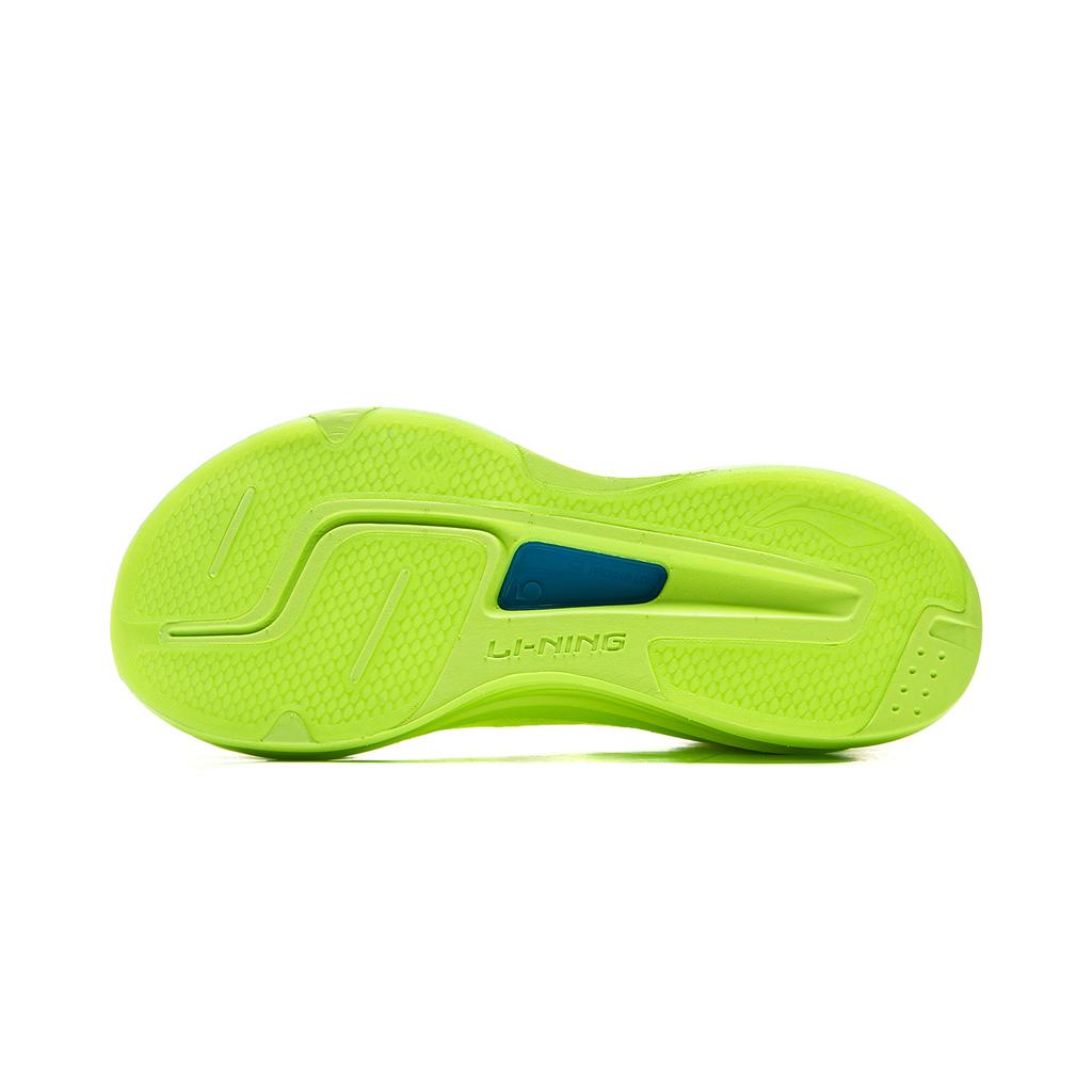 New LiNing Anti Slip Wear Resistant Low Top Casual Running Shoes Men's Neon Bright Green ARHV013-4
