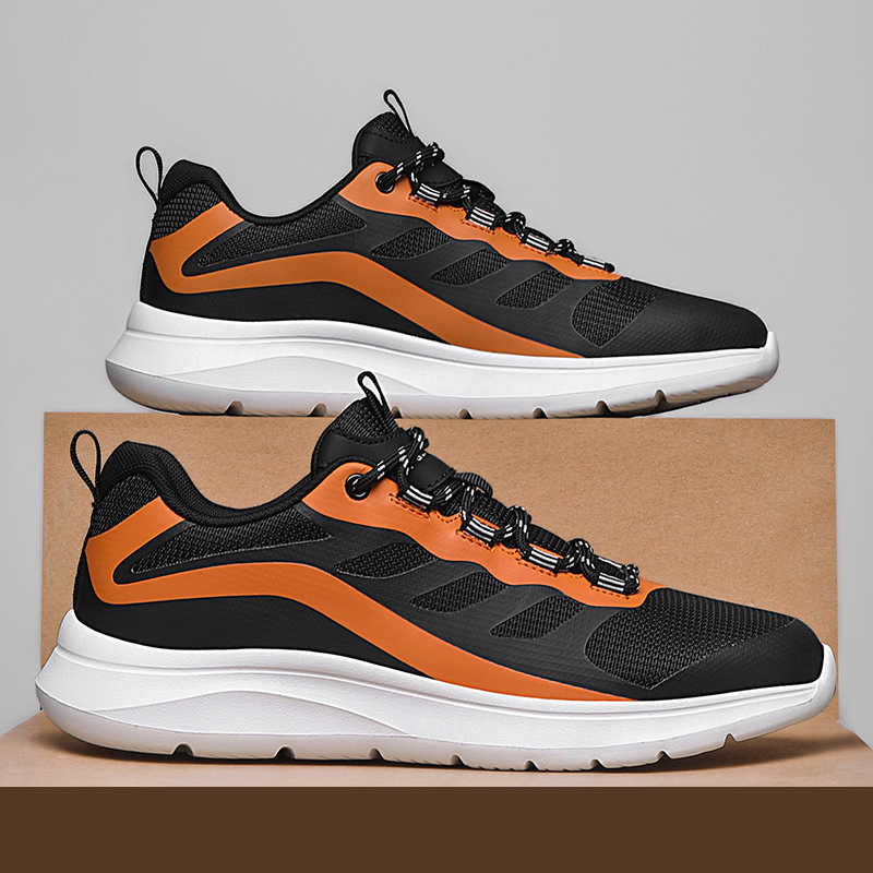 Fashion Thick Bottom With Ties High Quality Sneakers For Men Woven Outdoor Shoes For Man White Sports Shouse Special Use Tenus