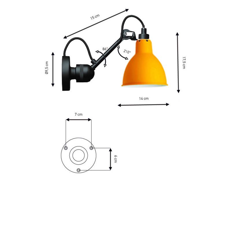 Modern Nordic Minimalist Swing Arm Wall Lamp