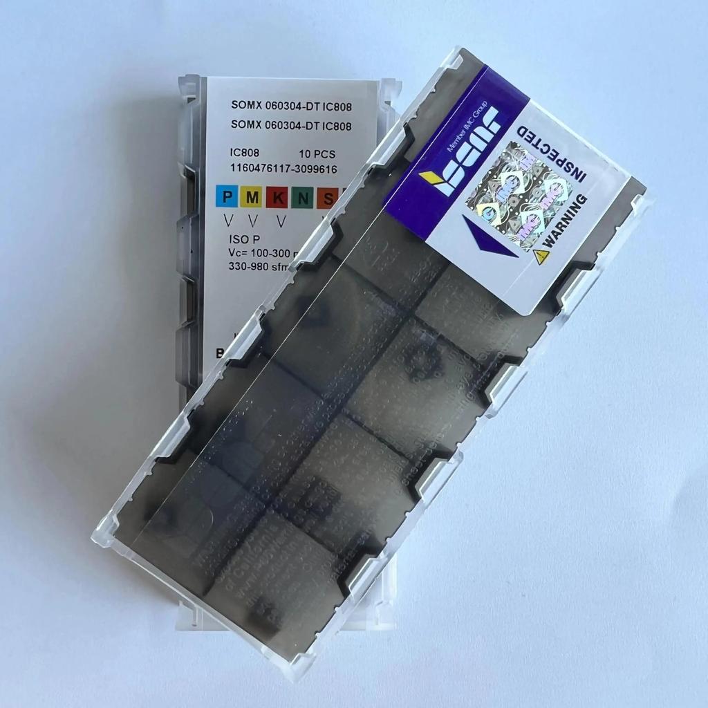 ISCAR / SOMX060304-DT IC808 /Industrial Indexable Carbide Inserts 10 PCS