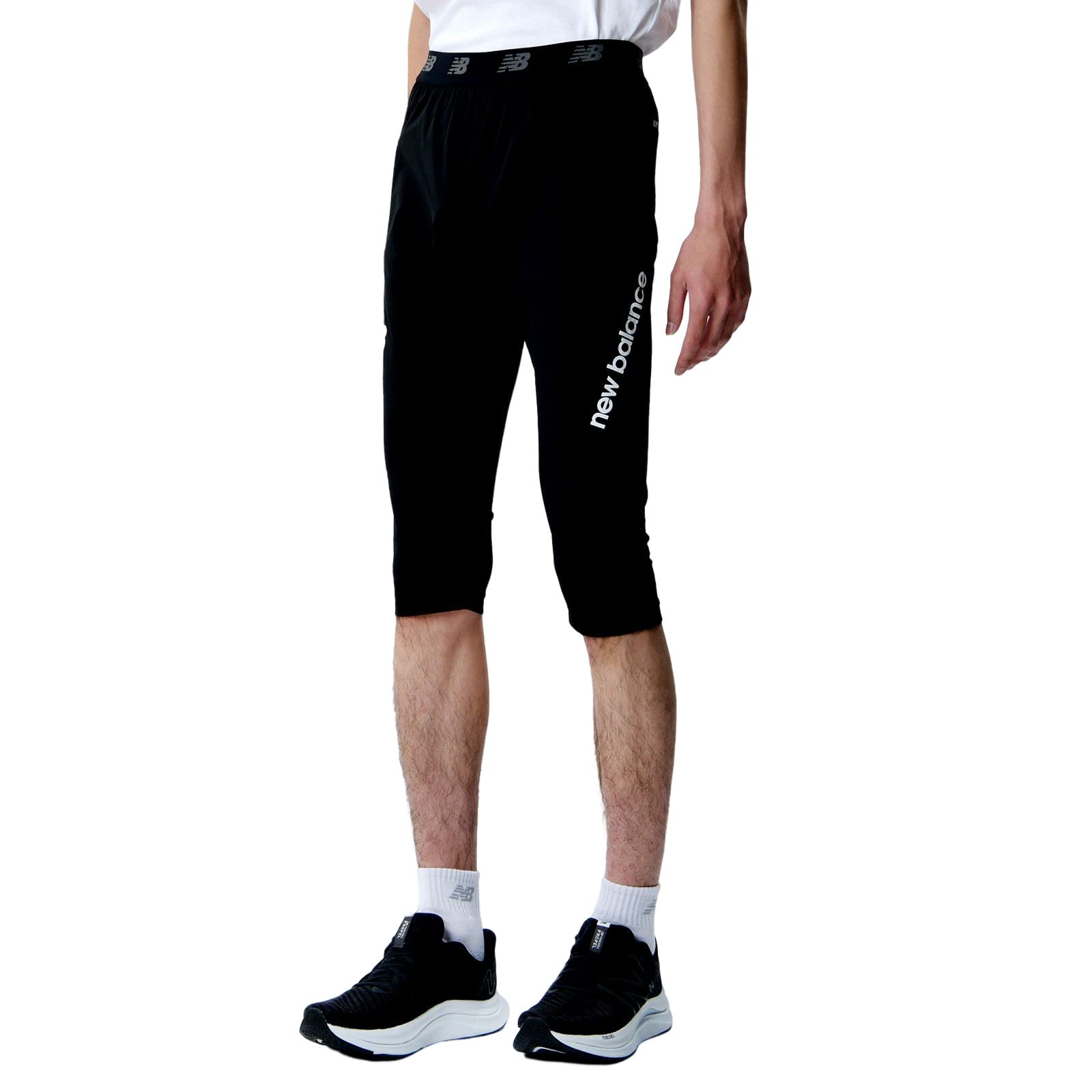 

Soccer Long Pants Hybrid Training Pants Pro Quarter Cut BK 2XL [New Balance] (AMP35204) Men s (Black)