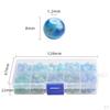 200 Pcs Glass Beads Kit 8mm Round Handmade W / Holes for Beading Home Decoration