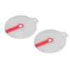 2Pcs Bowl Anti Splash Lid Mixer Bowl Cover Silicone Egg Whisk Splatter Guard Cover for Mixing Eggs Whipping Cream