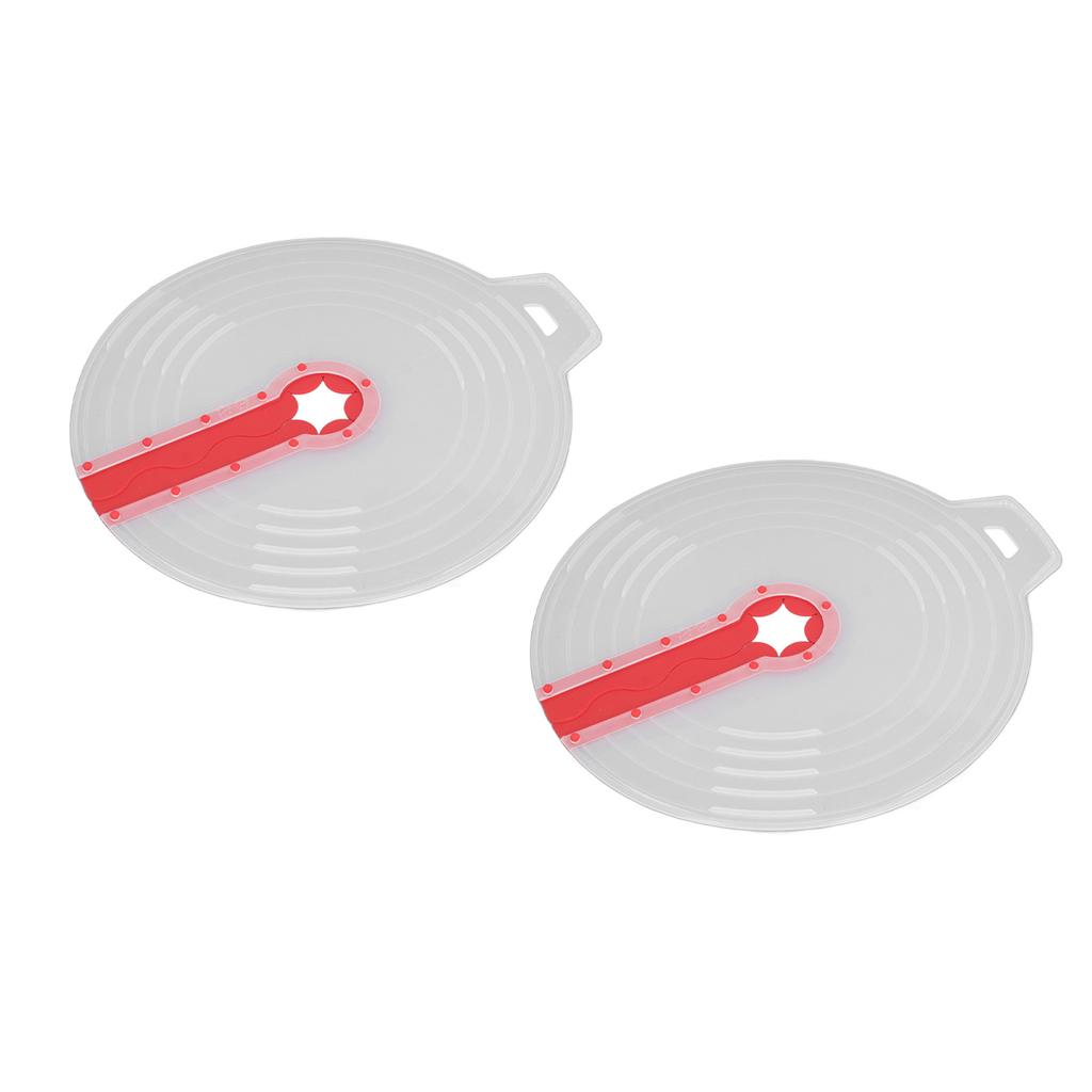 2Pcs Bowl Anti Splash Lid Mixer Bowl Cover Silicone Egg Whisk Splatter Guard Cover for Mixing Eggs Whipping Cream