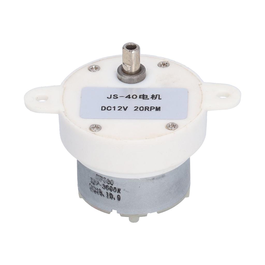 Getriebemotor Kunststoff Geschwindigkeitsreduzierung Getriebe DC 12V 20 U/min für Spielzeugausrüstung Maschinen JS?40