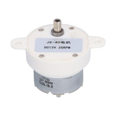 Motoriduttore Plastico Riduzione di Velocità Motoriduttore CC 12V 20RPM per Macchinari Attrezzature Giocattolo JS?40