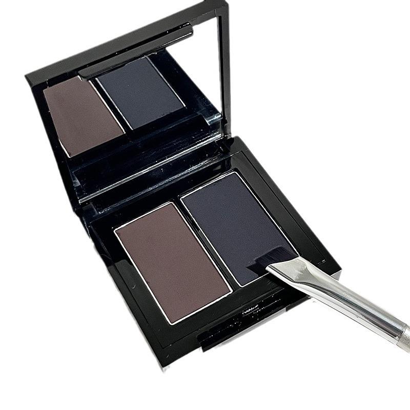 Dual-Color Eyeliner Powder with Matte Finish, Long-Lasting Smudge-Proof, Perfect for Beginners.