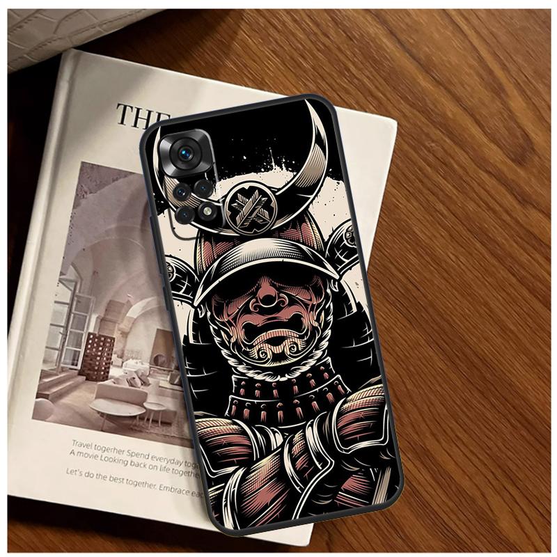 Samurai Case For Xiaomi Redmi Note 14 13 9 10 11 12 15 Pro Plus Cover For Redmi 15 C 13C 12C 10C 14C