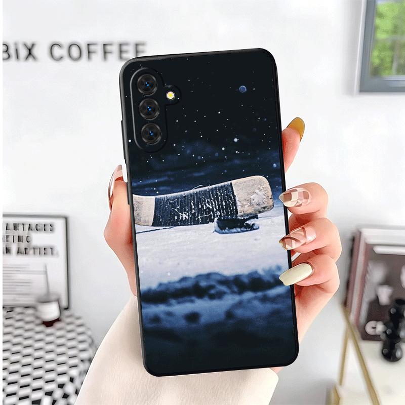 Ice Hockey Rink Sport Soft Phone Case for Samsung A17 A37 A57 A16 A26 A36 A56 A15 A25 A35 A55 A14 A24 A34 A54 A13 A23 A33 A53 A5