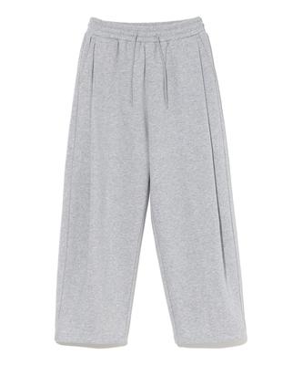DISTN9NE Side-Tuck Wide Sweatpants Lq6Pu187_Melange Grey