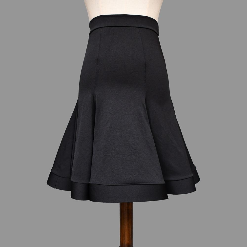 Gonna a Spina di Pesce da Donna per Danza Latina Costume da Rumba Outfit da Esibizione