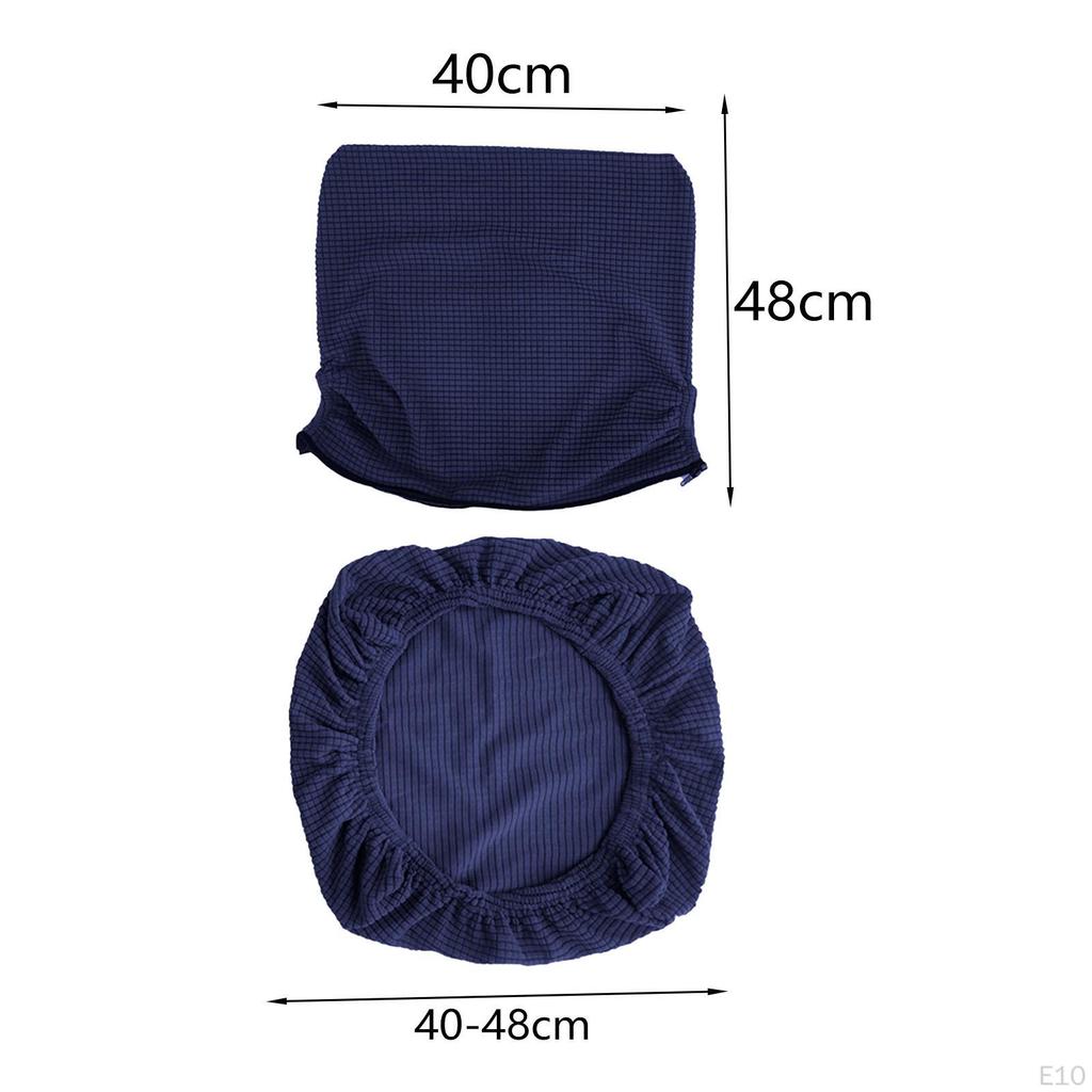 Chair Cover, Dining Stretchable Back Office Seat Protector