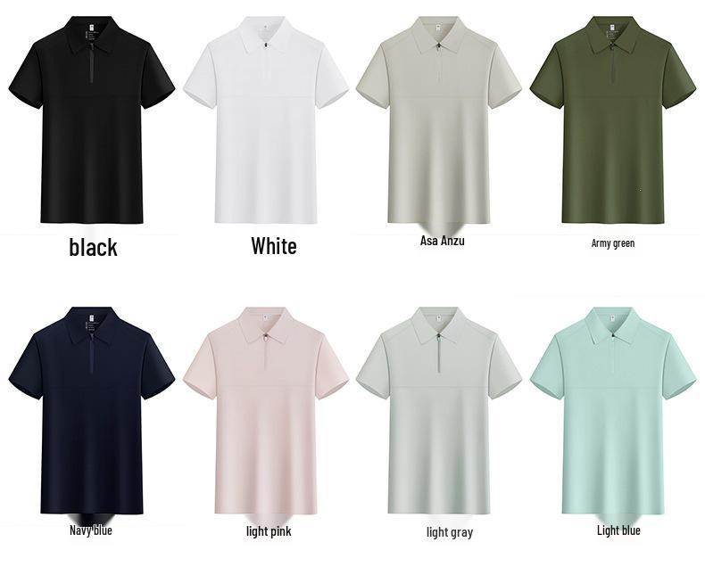 President Business Polo Shirt - Antibacterial Sun Protection, Cool Feeling Short Sleeve Workwear