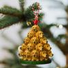 Christmas Acrylic Dog Hanging Decoration Holiday Party Winter Xmas Tree 2D Flat Acrylic Puppy Hanging Ornament Dog Lovers Gift