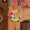 Cartoon Shaking Head God Pendant 3D Spring Festival Magnet Sticker  Door Decor