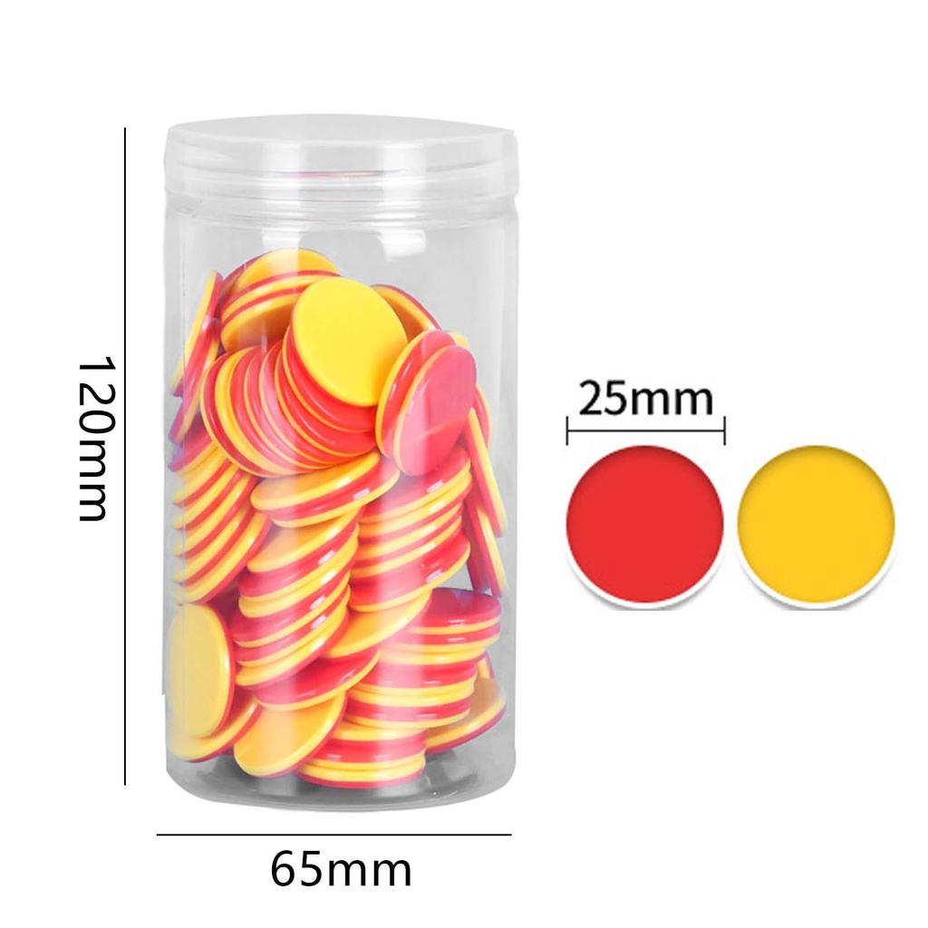 100x Lernzählsteine Mathe Zählsteine für Kinder für Spiel Klassenzimmer Vorschule