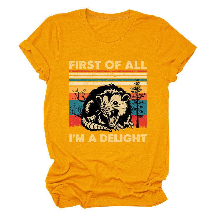 Unisex Summer Delight Round Neck T-Shirt