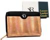 Carteira feminina de couro RV-791-SLA-4941 DOURADO-PRETO