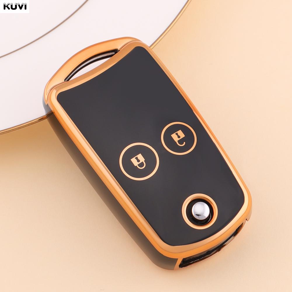 

2 3 Buttons Tpu Car Key Case Cover Flip Remote Control Fob Protector Skin For Honda Acura Accord Cr-V Civic Jazz Cr-Z 2011 2012
