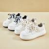 Women's Shoes Spring New Platform Sneakers Female Students Breathable Casual Board Shoes Fashion Two Tone Lace Up Sports Shoes
