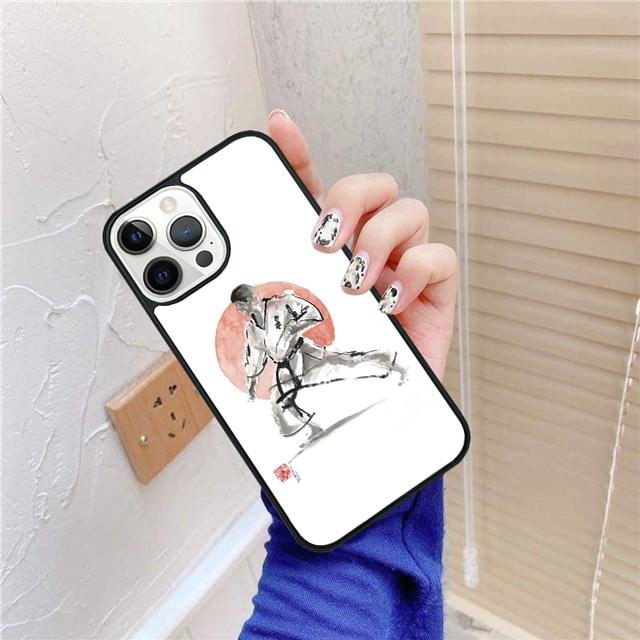 Kung Fu Oyama Kyokushin Karate Phone Case Cover For iPhone 17 Air 15 16 Pro Max 14 13 12 11 Pro Max Plus Coque