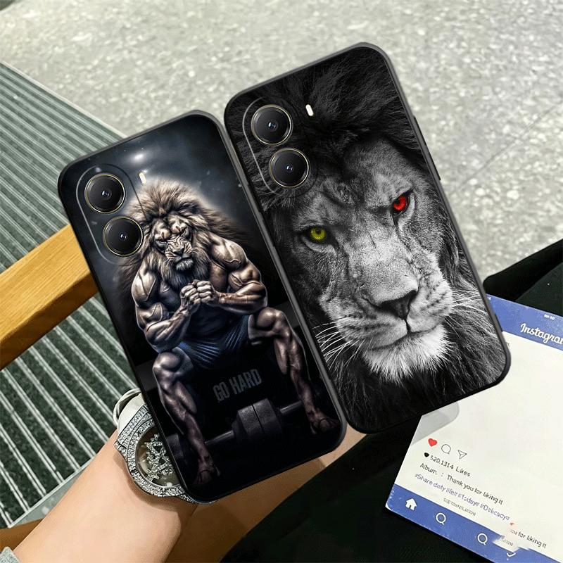 Löwe Männlich Mann König Weiche Handyhülle für Xiaomi Poco X5 X6 X7 X8 Pro Max X3 F7 F8 Ultra M8 M7 M6 M5 Redmi 15 15C 14C 13C 12C X4 F6