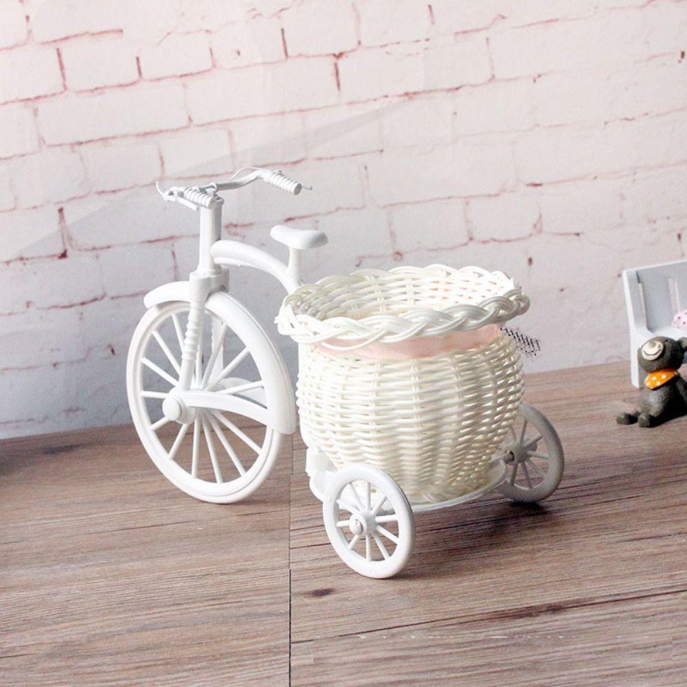 Requisiten für Fotoshootings Partyzubehör Bastelarbeiten Ornamente Aufbewahrungskorb Fahrrad-Blumenkorb Desktop-Ornamente