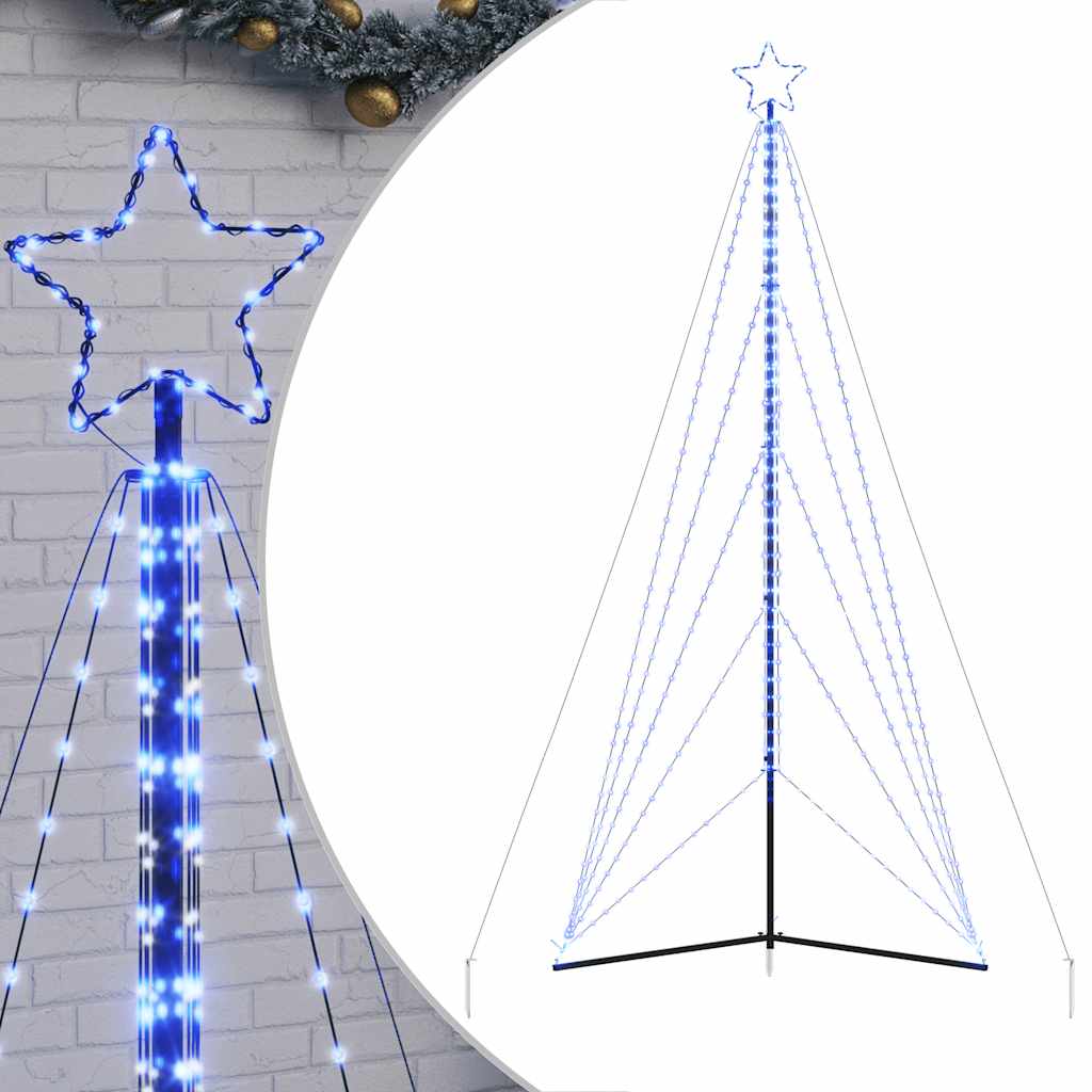 LED Christmas Tree 615 LEDs Blue 404.5 cm