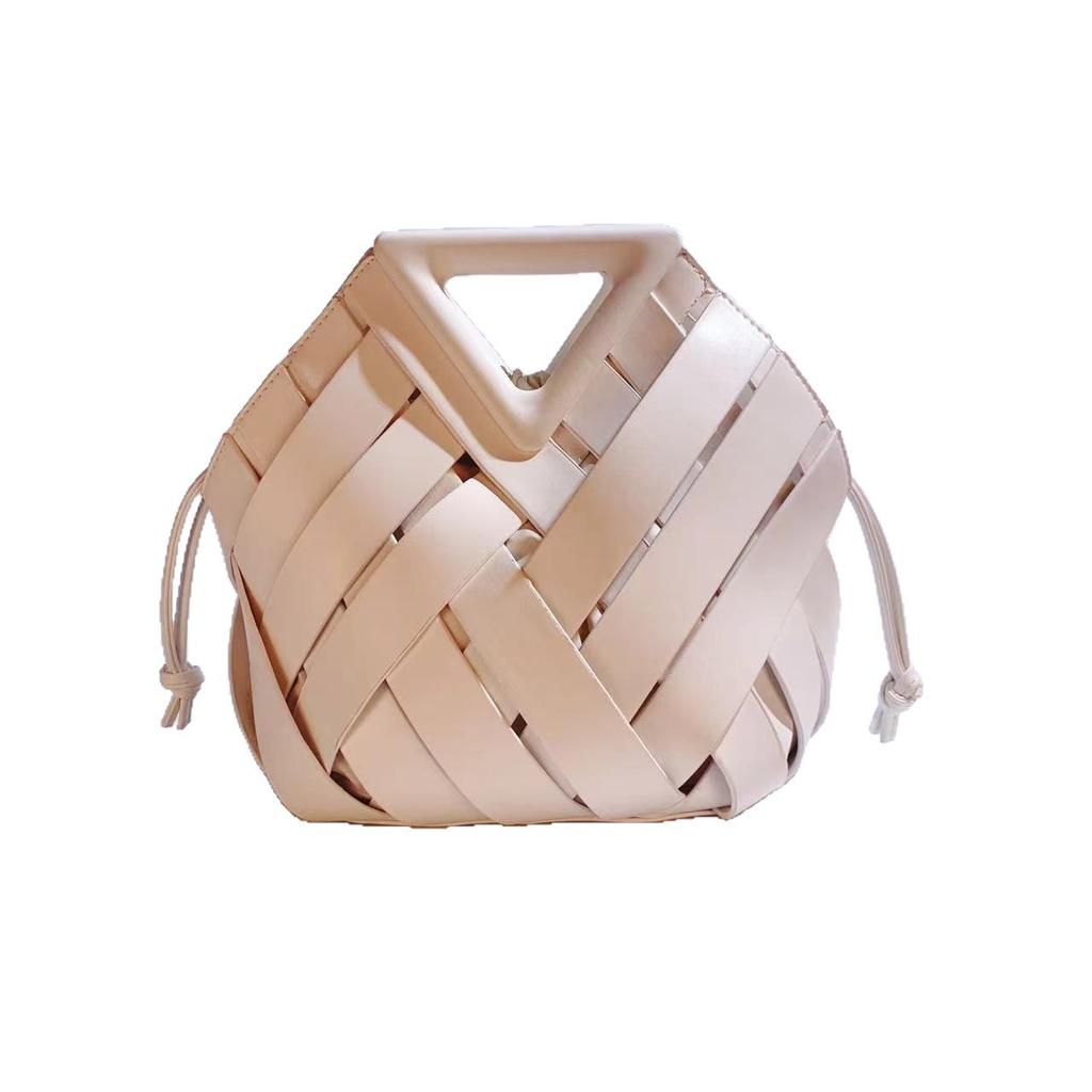 Vegetable Basket Woven Women's Bag, Large-capacity Women's Birdcage Bag, Women's Handbag, Single-shoulder Crossbody