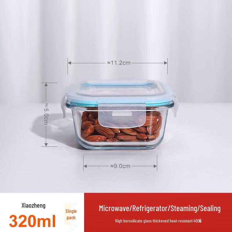 Glass Food Storage Container Set
