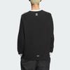 Adidas Originals Sym 3S Tee Ls Løs Passform Rund Hals Sport Langermet T-skjorte Herre Topper Svart Hvit JY3458
