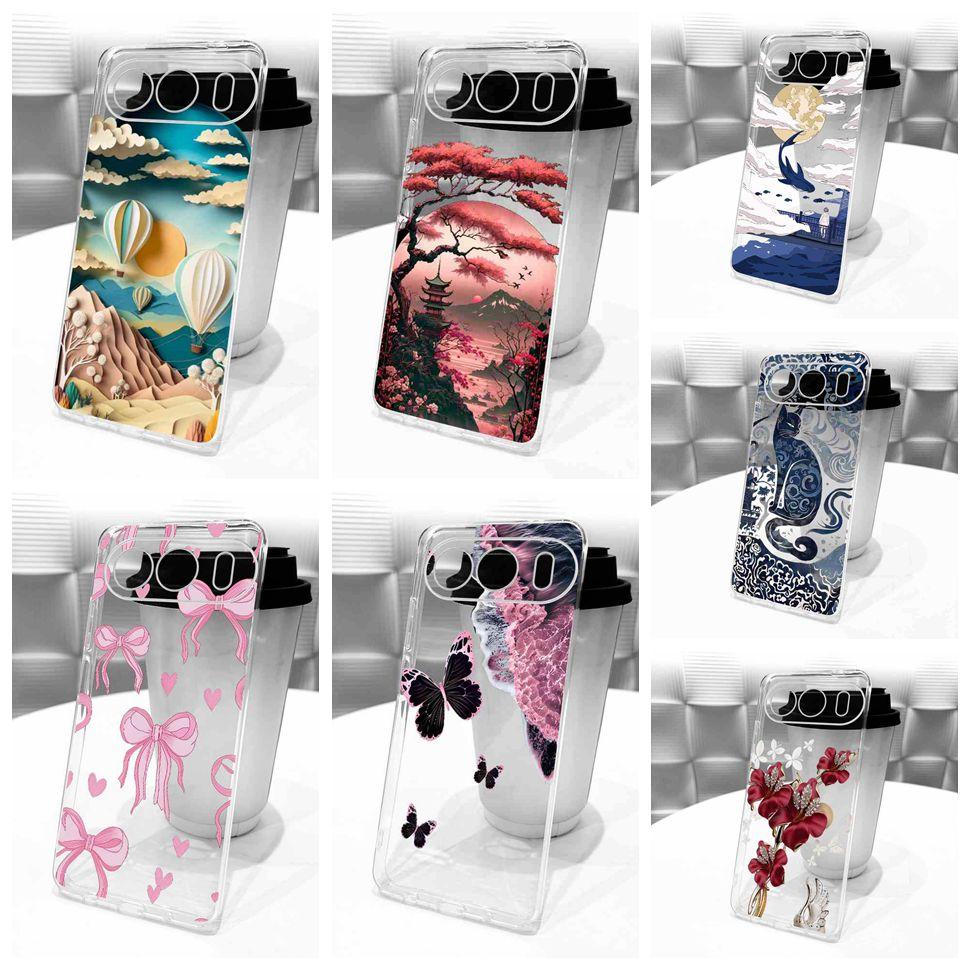 Cute Painted Case For Honor 500 Case Silicone Soft Phone Back Cover For Honor 500 400 Honor500 Honor400 5G Capa Bag