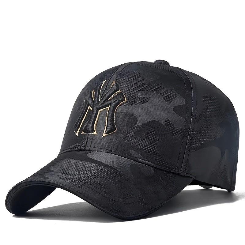 Casual Camouflage Baseball Cap With Adjustable Fit For Spring And Autumn Men