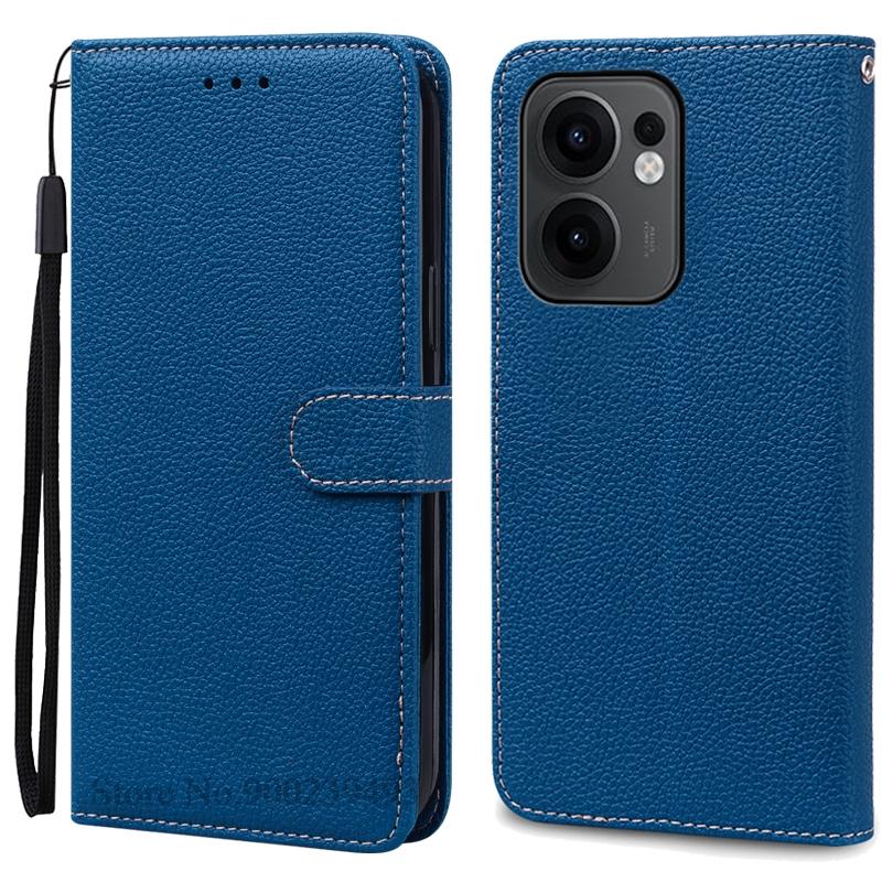 Reno 13F Case For Oppo Reno 13F Case Leather Flip Wallet Cover For Oppo Reno 13F 5G Case Soft Book Cover Coque Fundas Shell