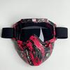 Windproof Outdoor Mask Glasses Men Off-road HD Lens MX MTB ATV Anti-Fog Full Face Protection Tactical Helmet Mask Adjustable