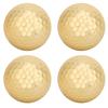 4 buc. Accesoriu portabil de înaltă calitate, placat cu aur pentru minge de golf, auriu